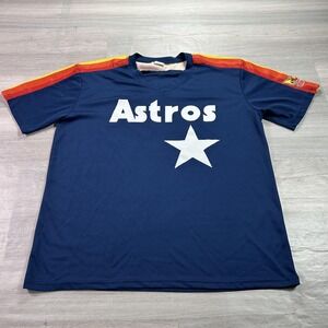 Houston Astros Framber Valdez 59 Jersey Mens XL Navy Blue MLB Baseball Retro SGA
